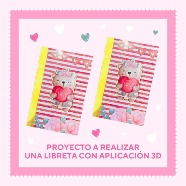 Taller Presencial de Libretas Edición San Valentín - Imagen 3