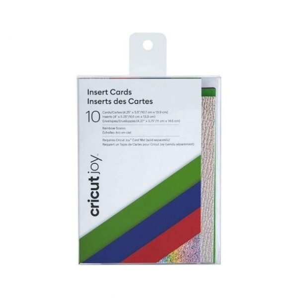 10 tarjetas colección arcoiris