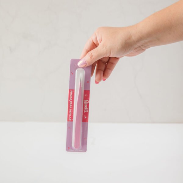 Pinza para depilación rosa